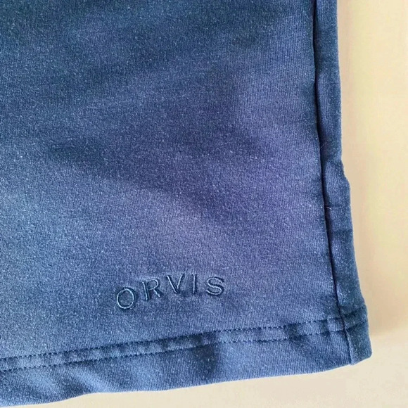Orvis Men’s Long Sleeve Lounge Shirt M Heathered Blue Outdoor Base-layer Crew - Picture 4 of 8